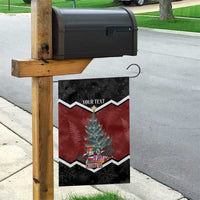 Personalised New Zealand Christmas Garden Flag Xmas Fern and Kiwi Birds