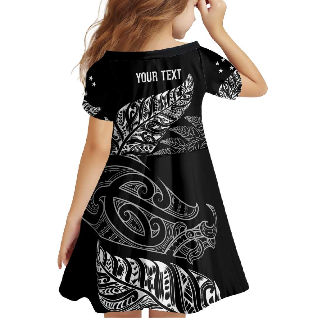 Aotearoa Personalized Lawn Bowls Maori Family Matching Off Shoulder Maxi Dress and Hawaiian Shirt New Zealand Black Tribal Silver Fern - Polynesian Pride