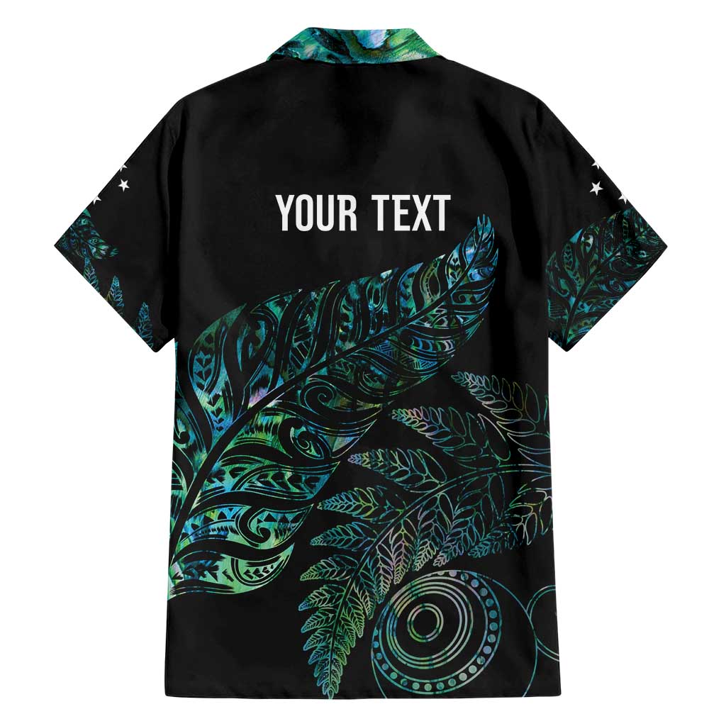 Aotearoa Personalized Lawn Bowls Maori Hawaiian Shirt New Zealand Paua Shell Tribal Silver Fern - Polynesian Pride