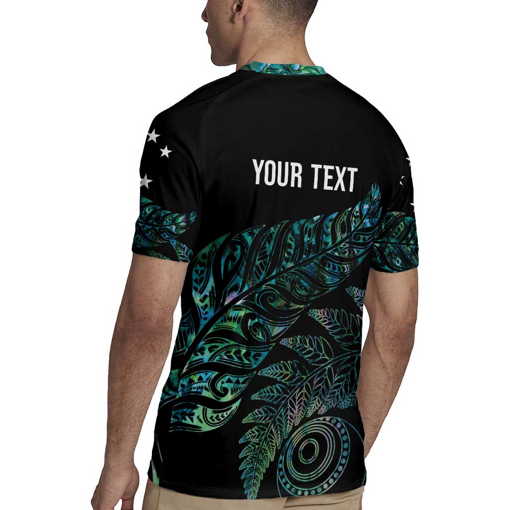 Aotearoa Personalized Lawn Bowls Maori Rugby Jersey New Zealand Paua Shell Tribal Silver Fern - Polynesian Pride