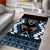 Personalised Taniko Motifs Aotearoa Area Rug Waitangi Kowhaiwhai Kiwi - Blue