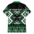 Personalised Taniko Motifs Aotearoa Family Matching Summer Maxi Dress and Hawaiian Shirt Waitangi Kowhaiwhai Kiwi - Green