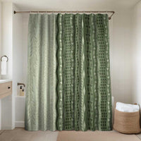 Vintage Sage Green Hawaiian Traditional Kapa Mix Flowers Lei Bathroom Set