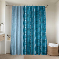 Vintage Cobalt Blue Hawaiian Traditional Kapa Mix Flowers Lei Bathroom Set