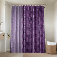 Vintage Violet Hawaiian Traditional Kapa Mix Flowers Lei Bathroom Set