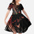 Aloha Hawaii Manta Rays Family Matching Summer Maxi Dress and Hawaiian Shirt Red Ohia Lehua