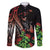 Aloha Hawaii Manta Rays Family Matching Summer Maxi Dress and Hawaiian Shirt Red Ohia Lehua