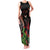 Aloha Hawaii Manta Rays Family Matching Tank Maxi Dress and Hawaiian Shirt Red Ohia Lehua