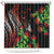 Aloha Hawaii Manta Rays Shower Curtain Red Ohia Lehua