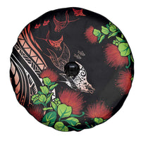 Aloha Hawaii Manta Rays Spare Tire Cover Red Ohia Lehua