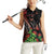 Aloha Hawaii Manta Rays Women Sleeveless Polo Shirt Red Ohia Lehua