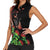Aloha Hawaii Manta Rays Women Sleeveless Polo Shirt Red Ohia Lehua