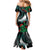 Aloha Hawaii Monk Seal Family Matching Mermaid Dress and Hawaiian Shirt Mix Ohia Lehua