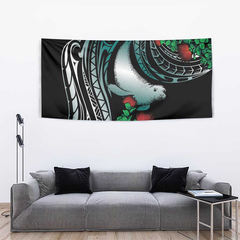 Aloha Hawaii Monk Seal Tapestry Mix Ohia Lehua
