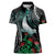 Aloha Hawaii Monk Seal Women Polo Shirt Mix Ohia Lehua