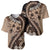 Bula Fiji Baseball Jersey Mocha Brown Kaivity Masi Tapa