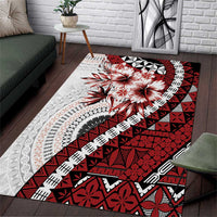 Bula Fiji Area Rug White Kaivity Masi Tapa