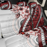 Bula Fiji Back Car Seat Cover White Kaivity Masi Tapa