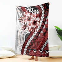 Bula Fiji Blanket White Kaivity Masi Tapa LT7 - Polynesian Pride