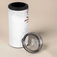 Bula Fiji 4 in 1 Can Cooler Tumbler White Kaivity Masi Tapa LT7 - Polynesian Pride