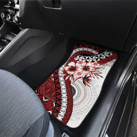 Bula Fiji Car Mats White Kaivity Masi Tapa