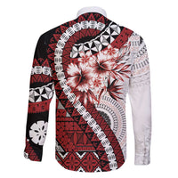 Bula Fiji Family Matching Short Sleeve Bodycon Dress and Hawaiian Shirt White Kaivity Masi Tapa