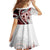 Bula Fiji Family Matching Tank Maxi Dress and Hawaiian Shirt White Kaivity Masi Tapa