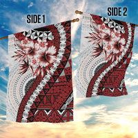 Bula Fiji Garden Flag White Kaivity Masi Tapa