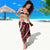 Bula Fiji Sarong White Kaivity Masi Tapa