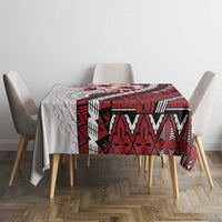 Bula Fiji Tablecloth White Kaivity Masi Tapa