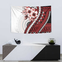 Bula Fiji Tapestry White Kaivity Masi Tapa
