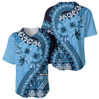 Bula Fiji Baseball Jersey Turquoise Kaivity Masi Tapa