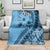 Bula Fiji Blanket Turquoise Kaivity Masi Tapa