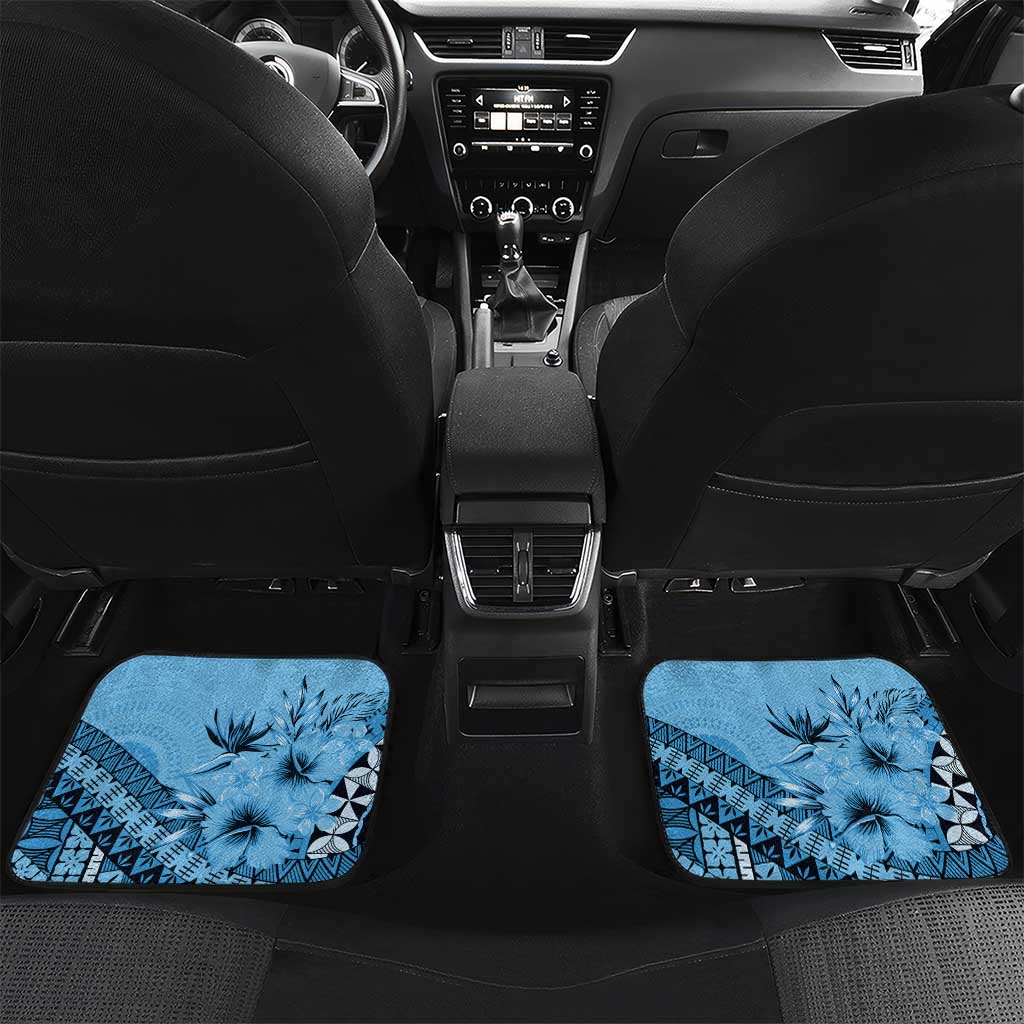 Bula Fiji Car Mats Turquoise Kaivity Masi Tapa