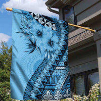 Bula Fiji Garden Flag Turquoise Kaivity Masi Tapa