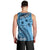 Bula Fiji Men Tank Top Turquoise Kaivity Masi Tapa