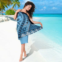 Bula Fiji Sarong Turquoise Kaivity Masi Tapa