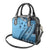 Bula Fiji Shoulder Handbag Turquoise Kaivity Masi Tapa