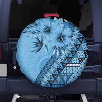 Bula Fiji Spare Tire Cover Turquoise Kaivity Masi Tapa LT7 No hole Turquoise - Polynesian Pride