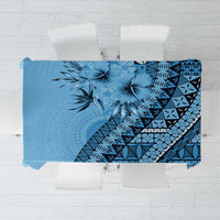 Bula Fiji Tablecloth Turquoise Kaivity Masi Tapa