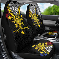 Philippines Heritage Baybayin Mix Polynesian Car Seat Cover