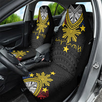 Philippines Heritage Baybayin Mix Polynesian Car Seat Cover
