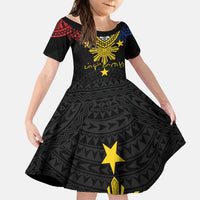 Philippines Heritage Baybayin Mix Polynesian Family Matching Summer Maxi Dress and Hawaiian Shirt