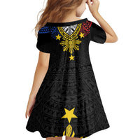 Philippines Heritage Baybayin Mix Polynesian Family Matching Summer Maxi Dress and Hawaiian Shirt