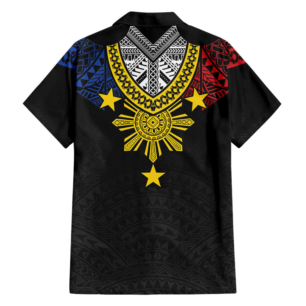 Philippines Heritage Baybayin Mix Polynesian Family Matching Summer Maxi Dress and Hawaiian Shirt