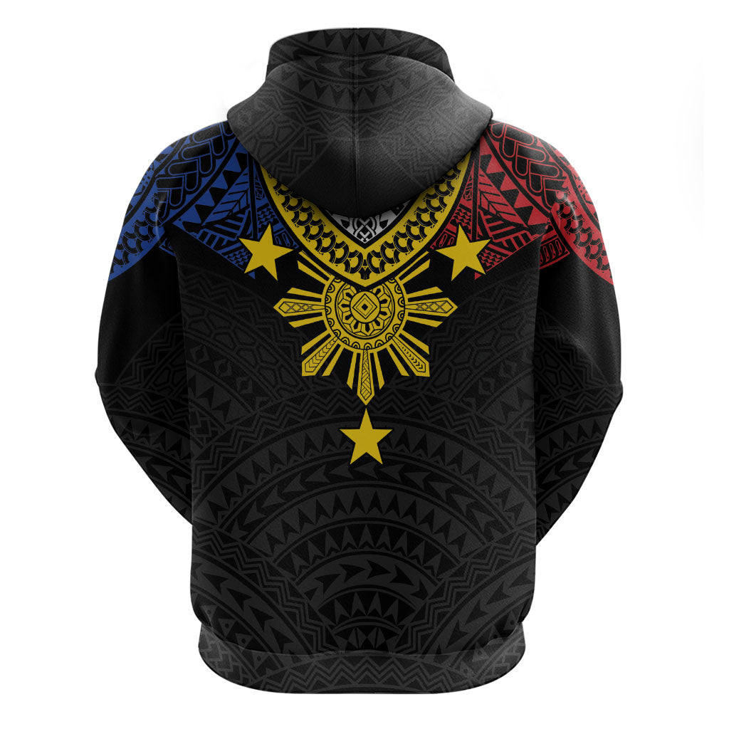 Philippines Heritage Baybayin Mix Polynesian Zip Hoodie LT7 - Polynesian Pride