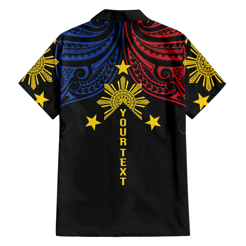 Philippines Heritage Personalized Family Matching Tank Maxi Dress and Hawaiian Shirt Baybayin Philipinas Sun