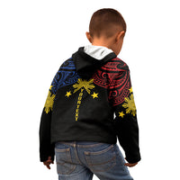 Philippines Heritage Personalized Kid Hoodie Baybayin Philipinas Sun
