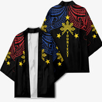 Philippines Heritage Personalized Kimono Baybayin Philipinas Sun