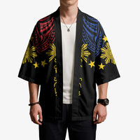 Philippines Heritage Personalized Kimono Baybayin Philipinas Sun